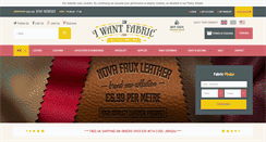 Desktop Screenshot of iwantfabric.com